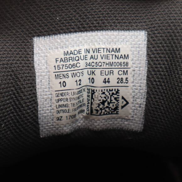 Converse All Star CT Shoes Mens Size 10 3M Thinsulate High Top Black Leather - Picture 13 of 16